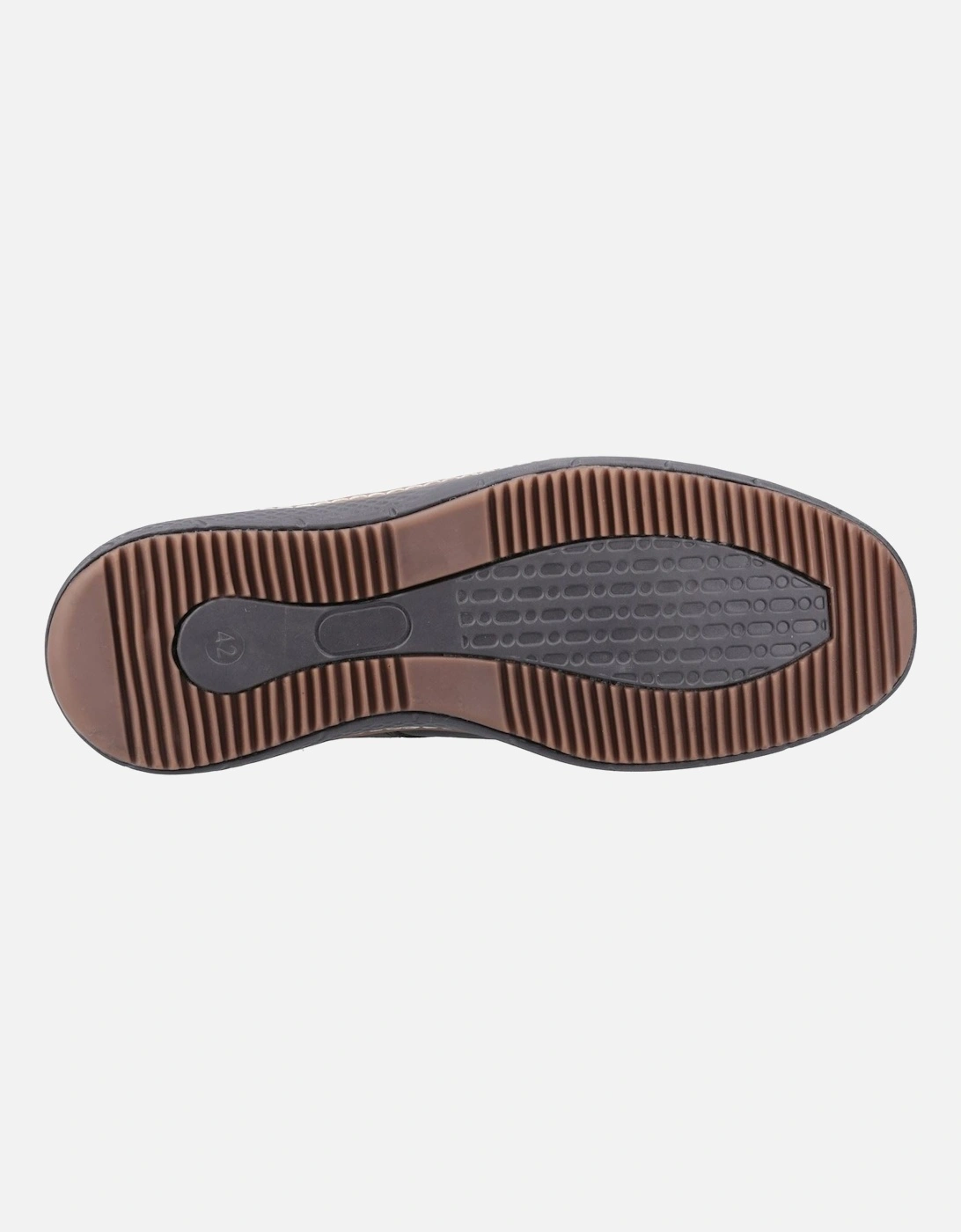 Kash Leather Men's Black Lace-Up Shoes