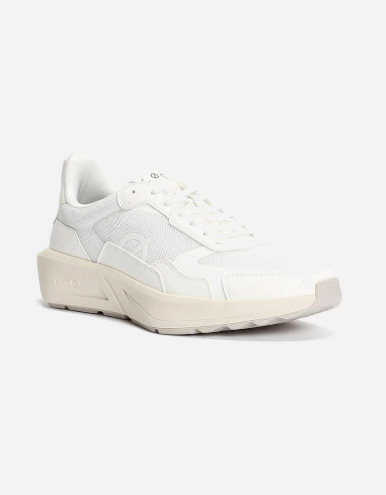 FLØ White/White Trainers