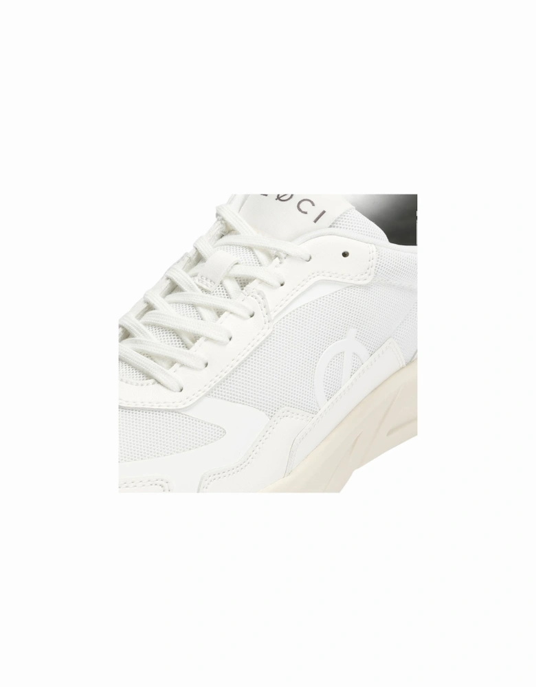 FLØ White/White Trainers