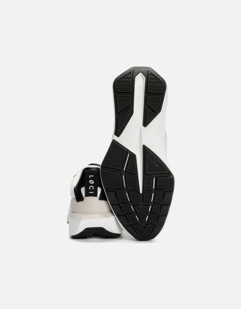 FLØ White/Grey/Black Trainers