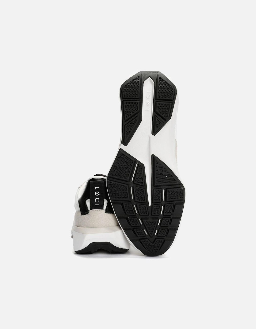 FLØ White/Grey/Black Trainers