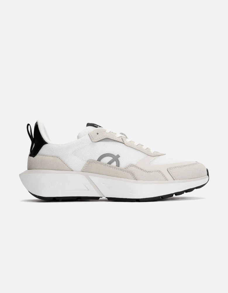 FLØ White/Grey/Black Trainers