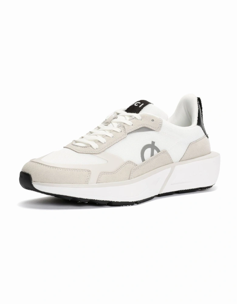 FLØ White/Grey/Black Trainers