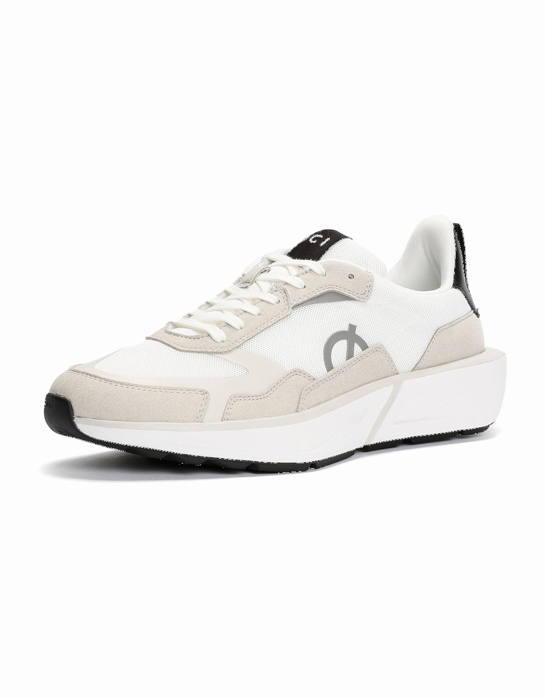 FLØ White/Grey/Black Trainers