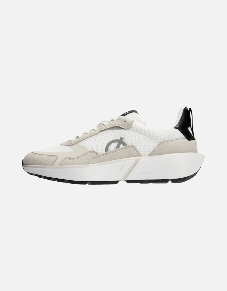 FLØ White/Grey/Black Trainers