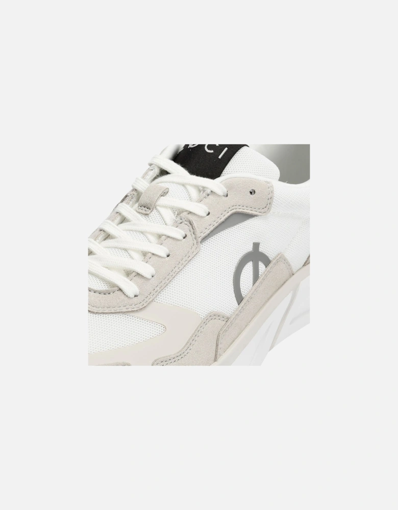 FLØ White/Grey/Black Trainers