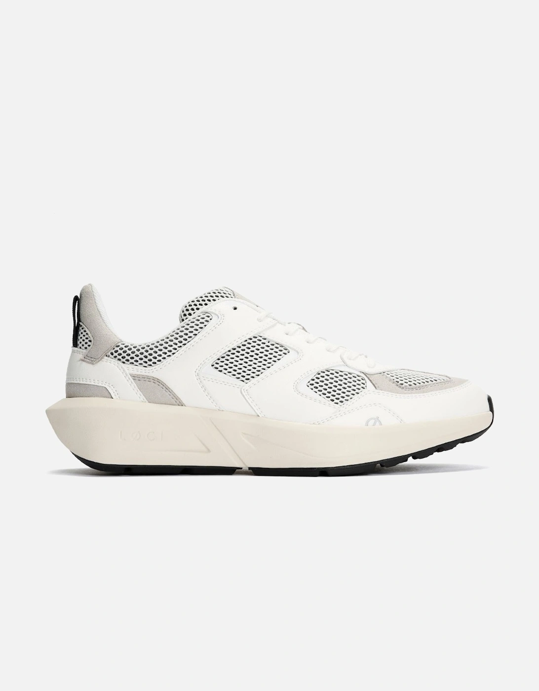 VØLT White/Grey Trainers