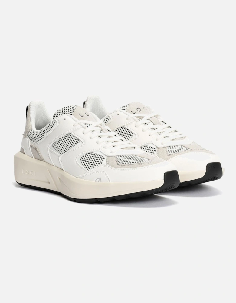 VØLT White/Grey Trainers