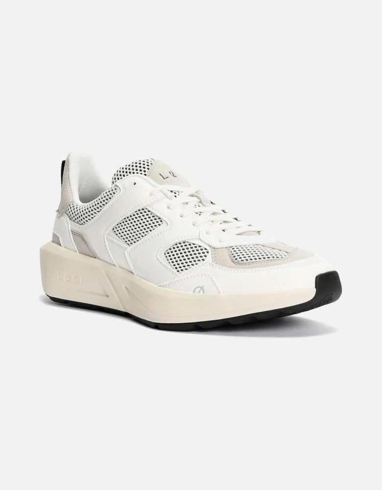 VØLT White/Grey Trainers