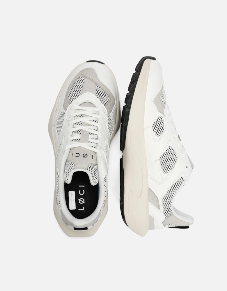VØLT White/Grey Trainers