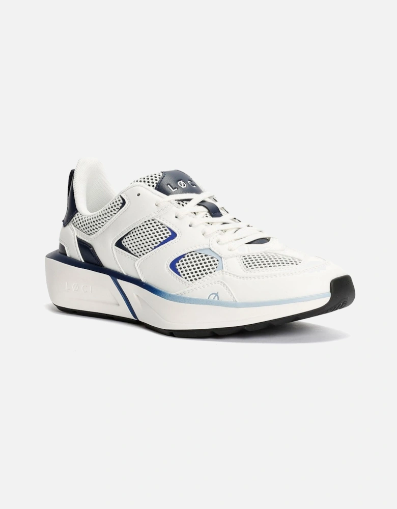 VØLT White/Navy/Blue Trainers