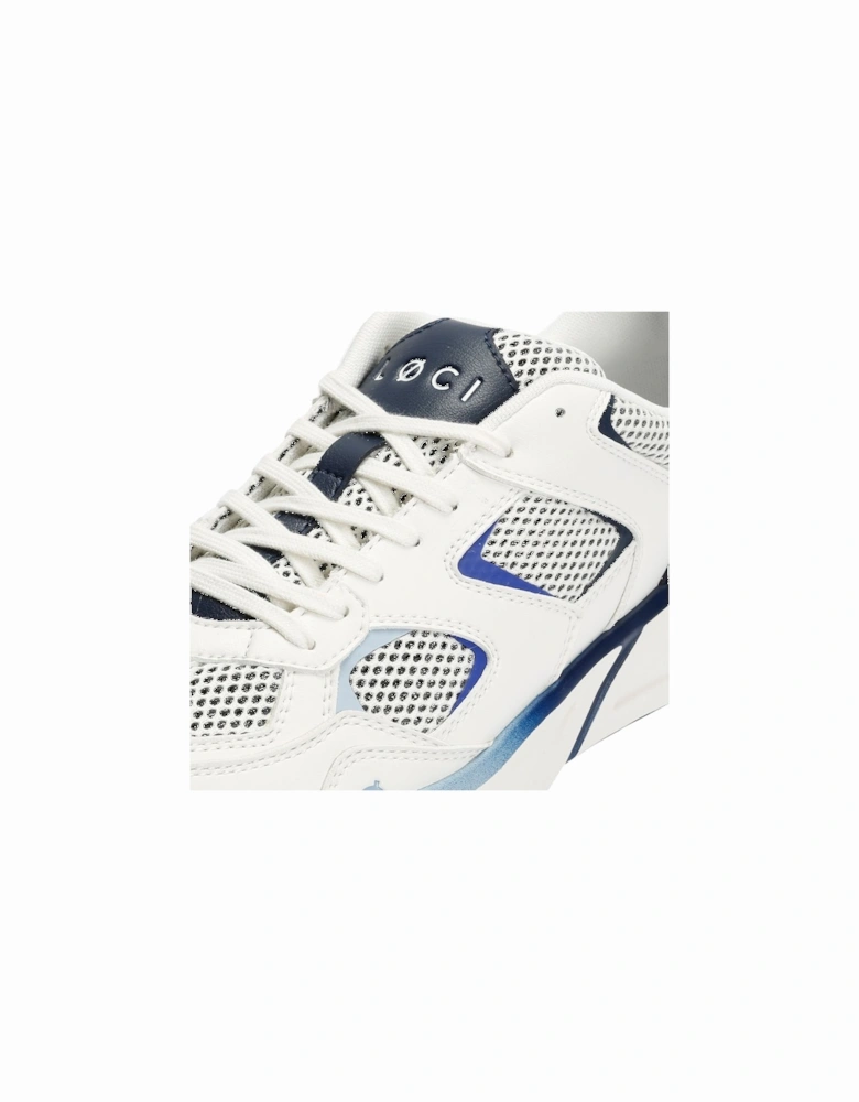 VØLT White/Navy/Blue Trainers