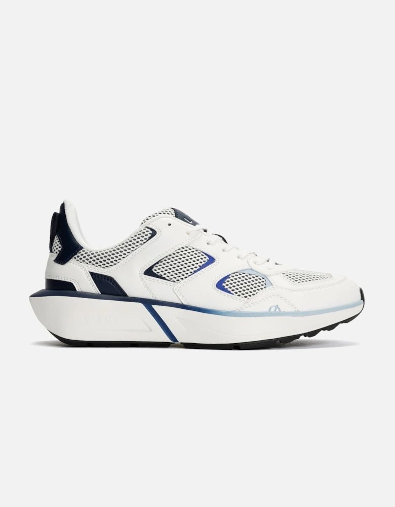 VØLT White/Navy/Blue Trainers