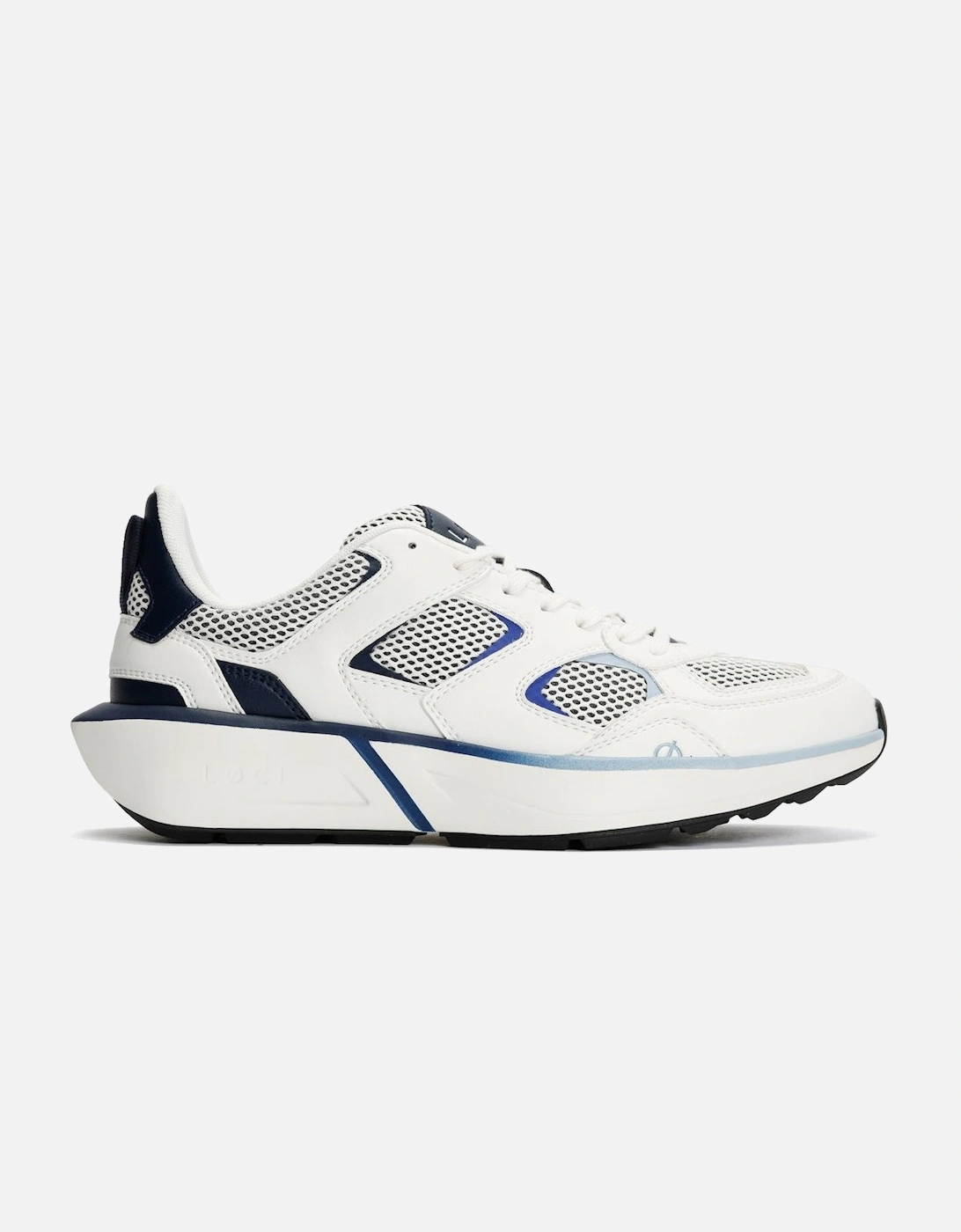 VØLT White/Navy/Blue Trainers