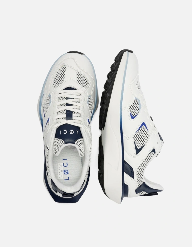 VØLT White/Navy/Blue Trainers