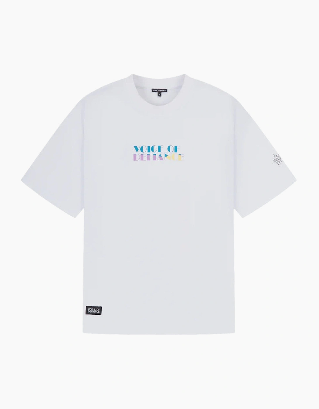 Men's Voice Of Defiance White Lines Miami Vice T-Shirt White - Size: 42