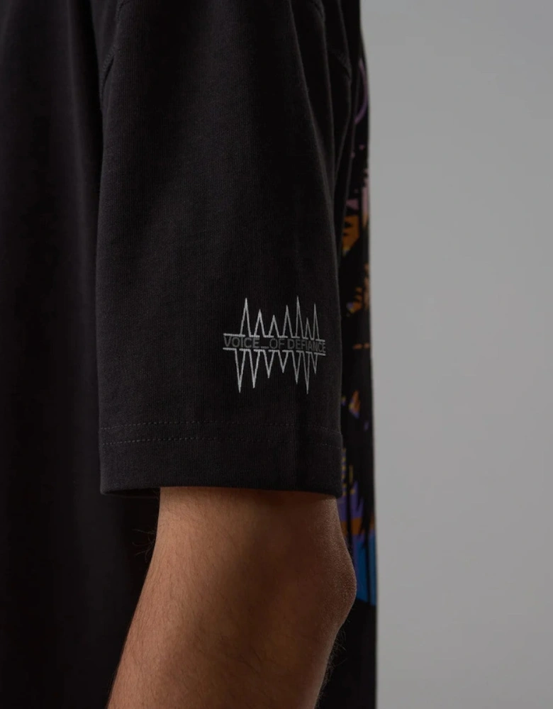 White Lines Miami Vice T-Shirt Black