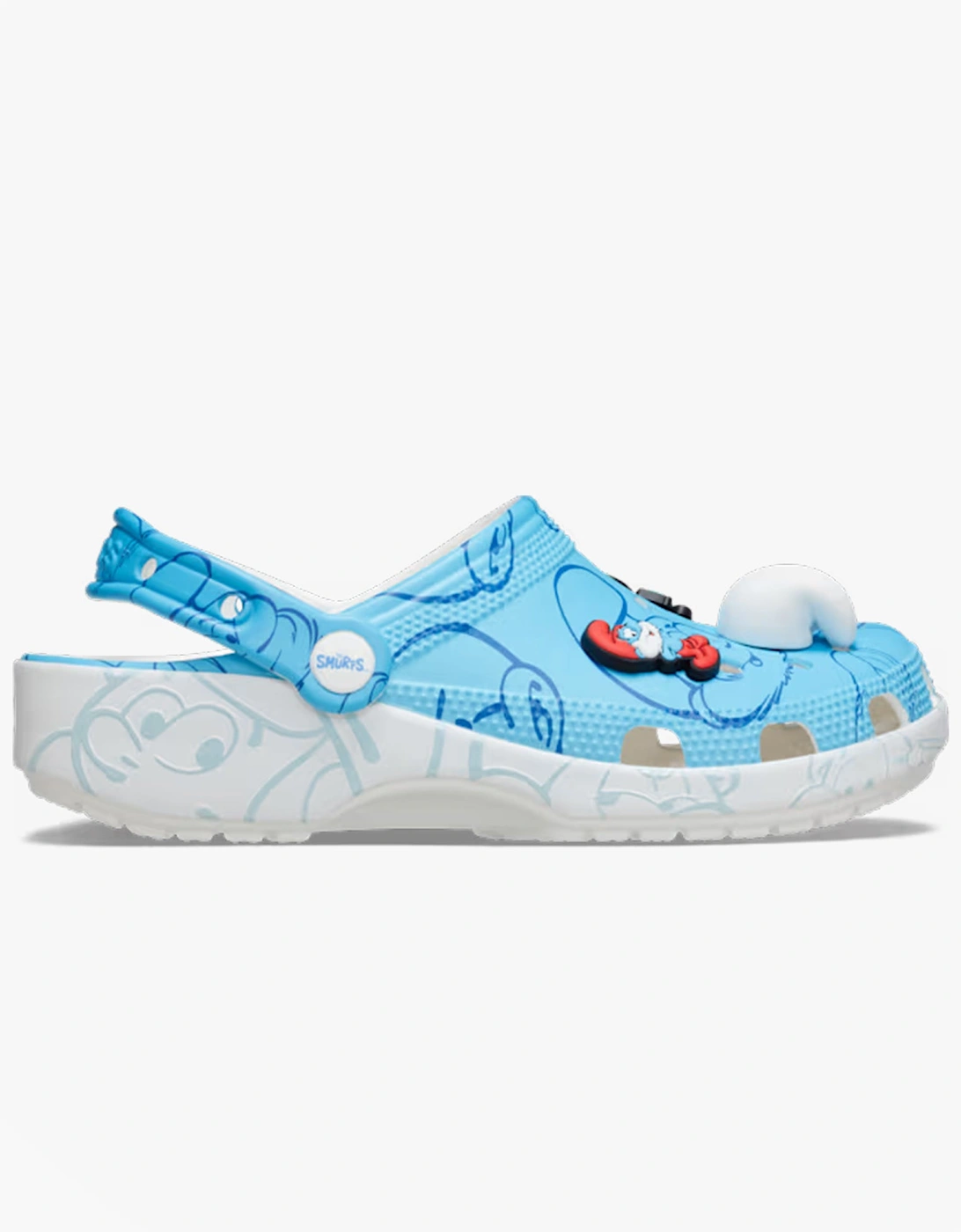Crocs Men's Multi 210820-90H Smurfs Classic Unisex Clogs - Size: 9