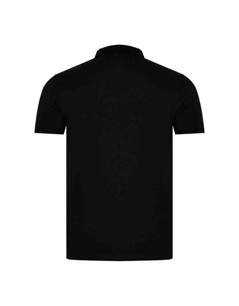 Plein Sport Small Logo Black Polo Shirt