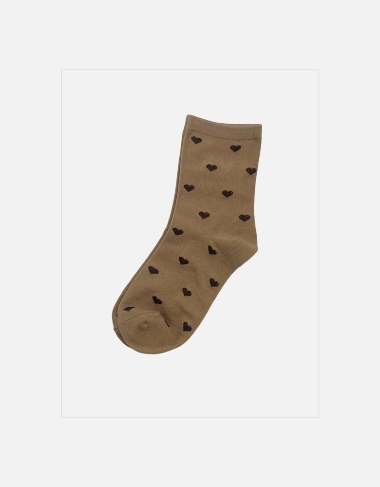Love Leo Sock Set-Camel Mix