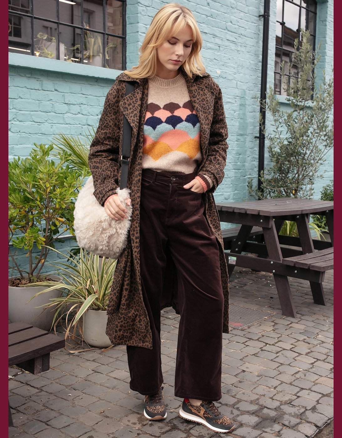 Nooki Design Women's Stacy Mac in Chocolate Leopard - Brown - Size: 14