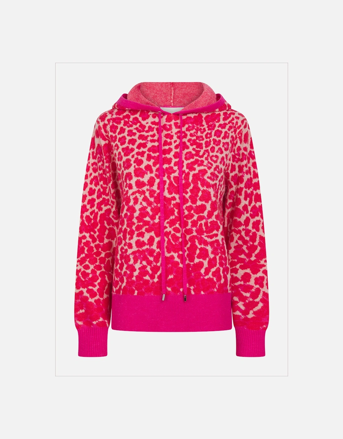 Leopard Norwood Hoodie in Pink