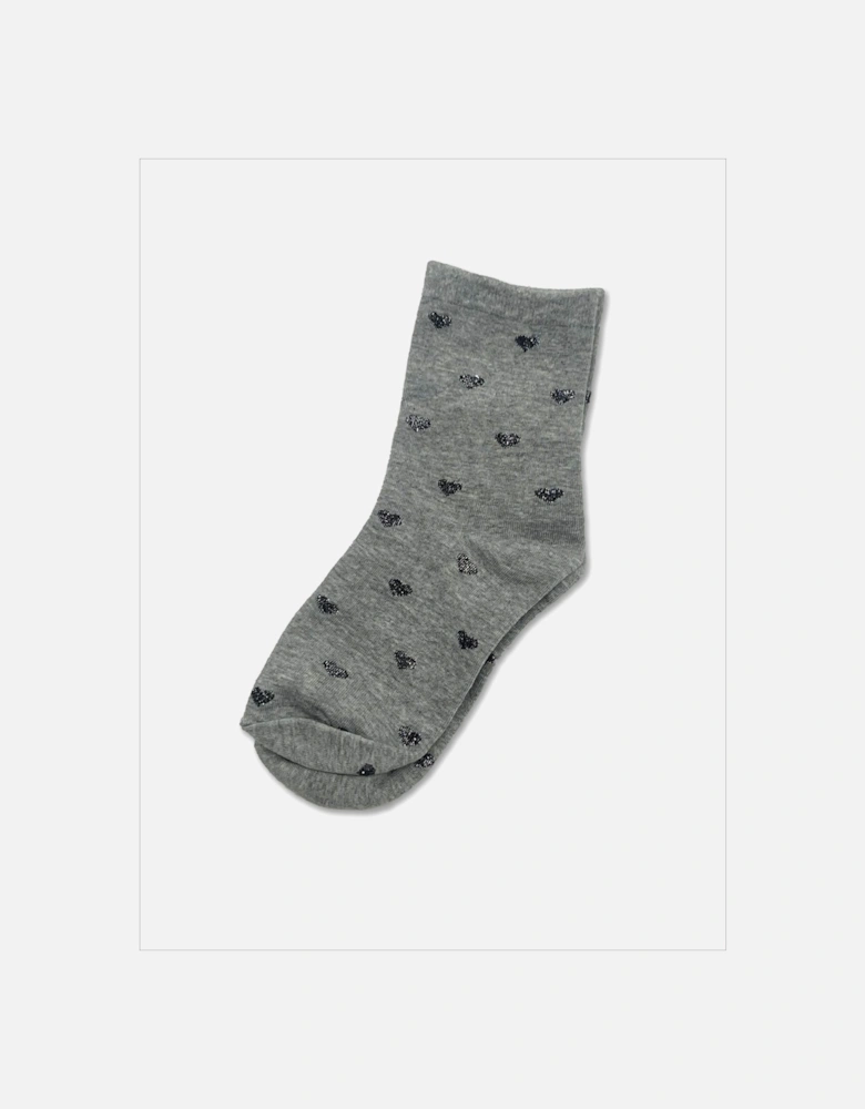 Love Leo Sock Set-Grey Mix