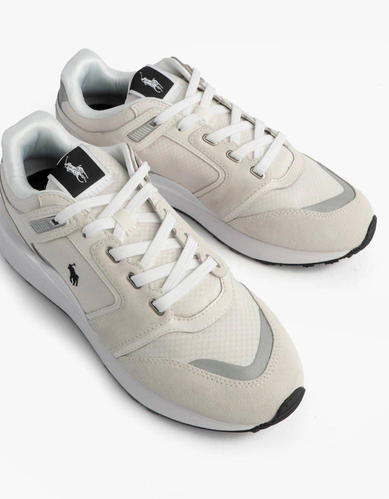Train 89 V2 Mens Suede Panelled Trainer White