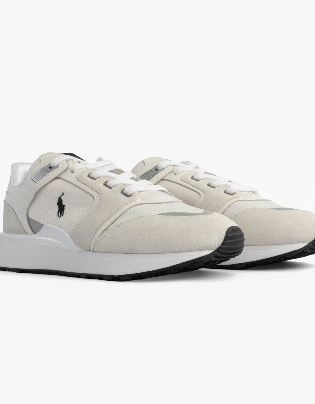 Train 89 V2 Mens Suede Panelled Trainer White