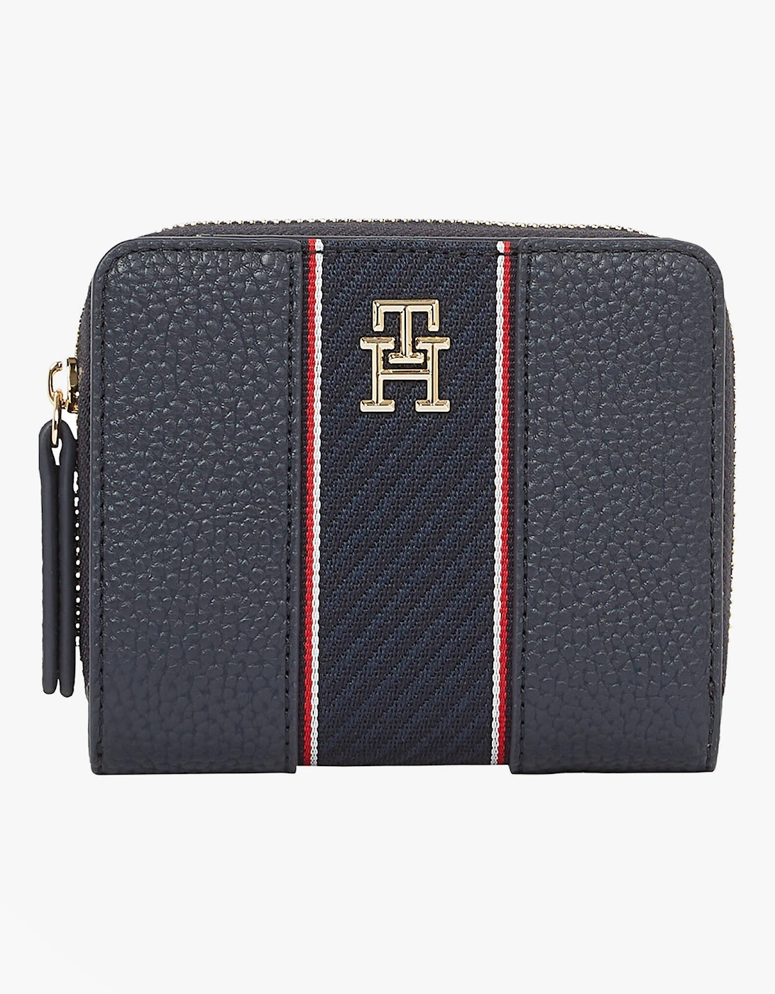 Womens monogram wallet with TH signature Navy, 5 of 4