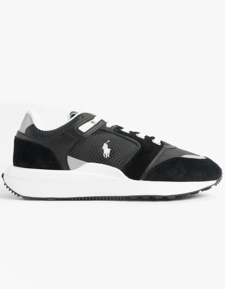 Train 89 V2 Mens Suede Panelled Trainer Black/White