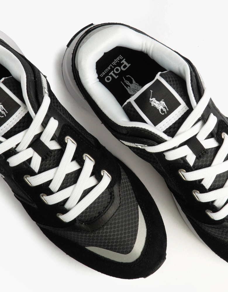 Train 89 V2 Mens Suede Panelled Trainer Black/White