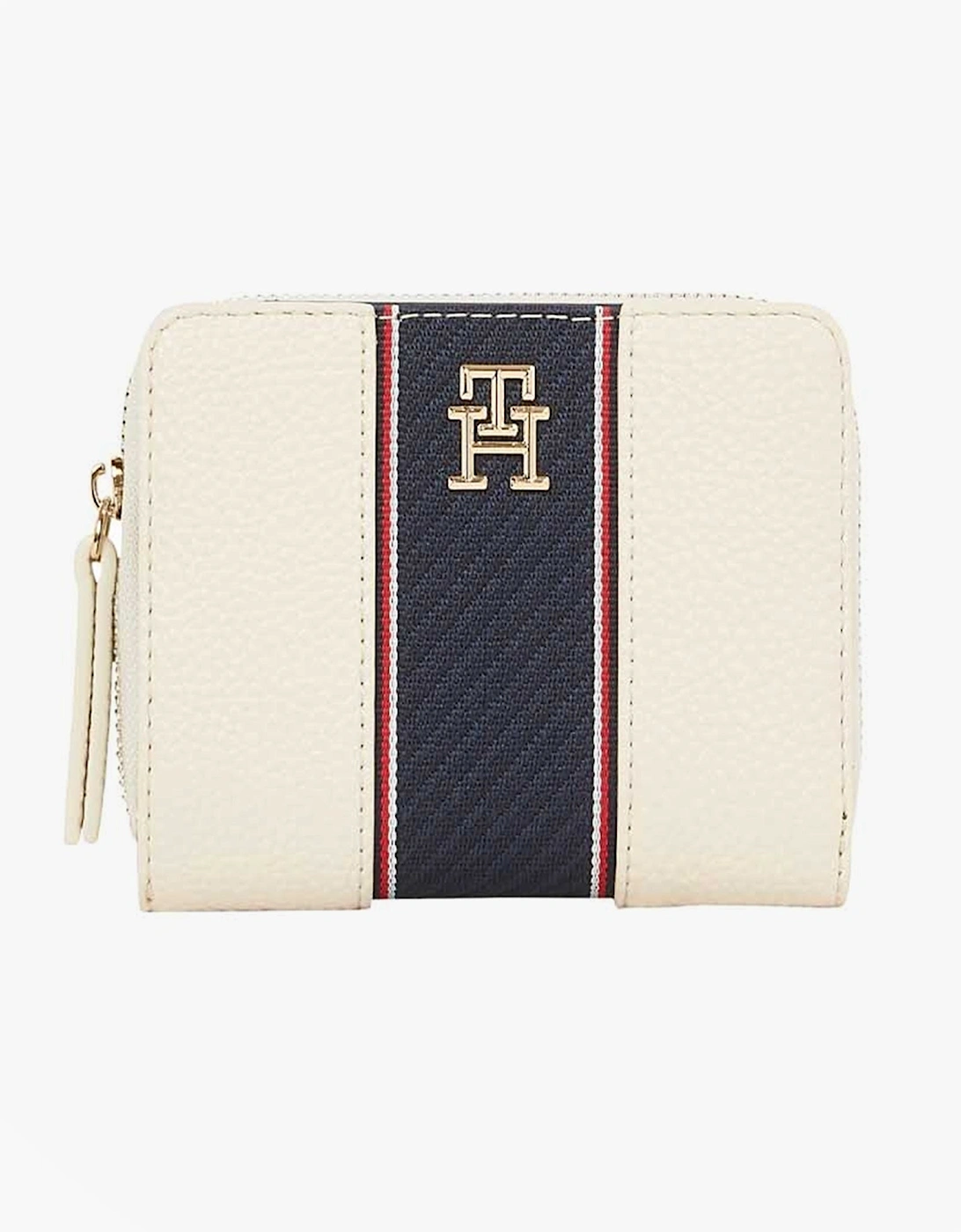 Womens monogram wallet with TH signature Cream, 5 of 4