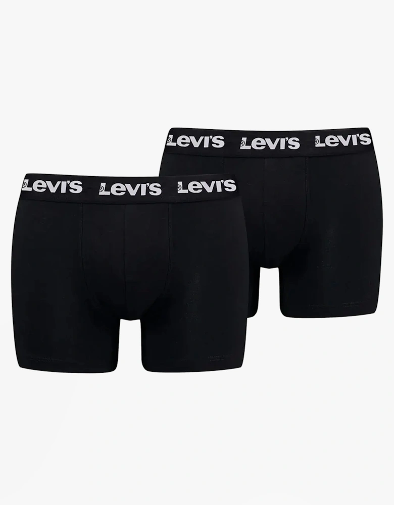 REPEAT LOGO Mens 3-Pack Trunks Black