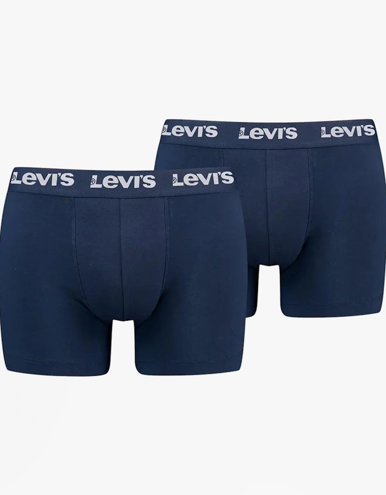 REPEAT LOGO Mens 3-Pack Trunks Navy