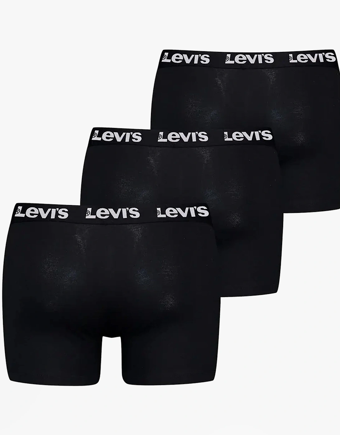 REPEAT LOGO Mens 3-Pack Trunks Black