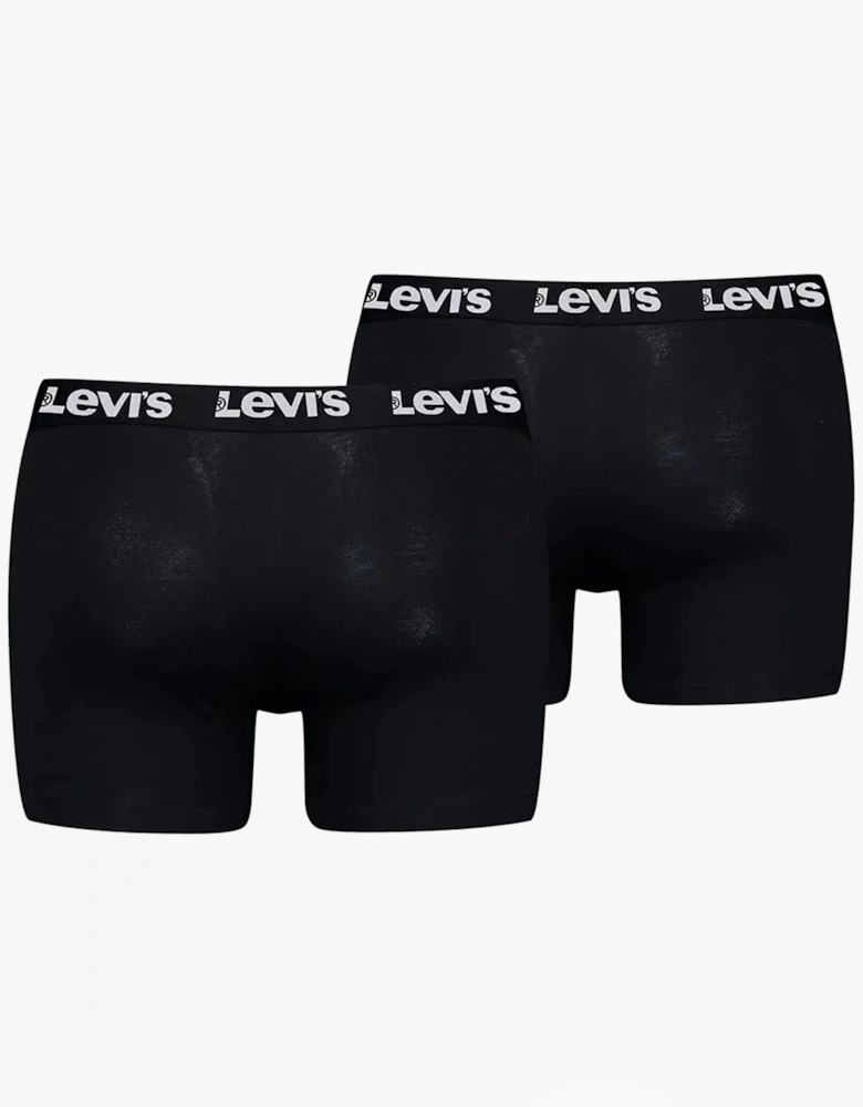 REPEAT LOGO Mens 3-Pack Trunks Black