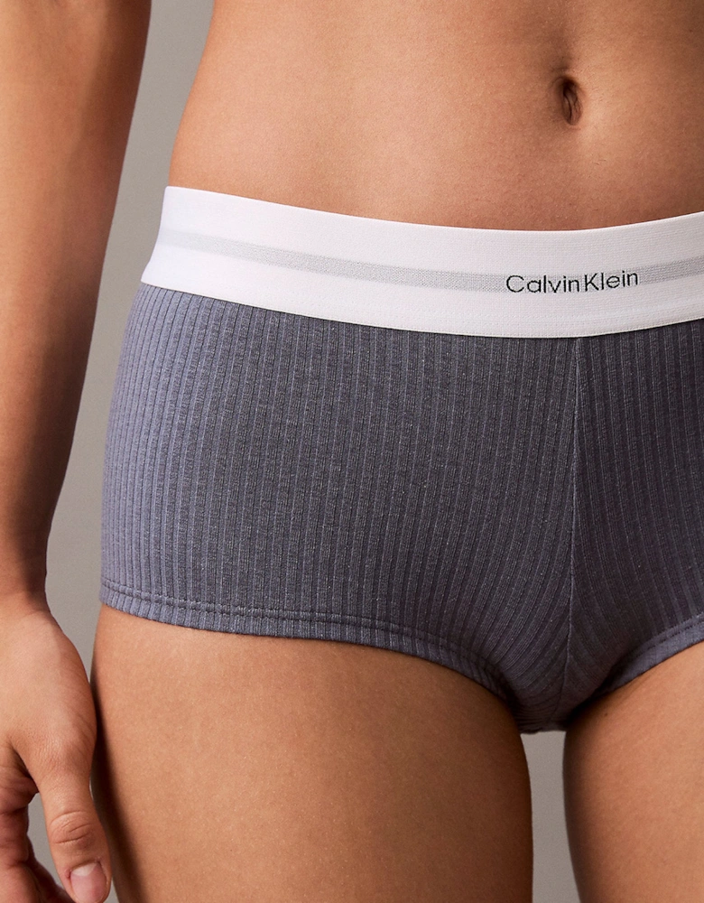 Womens Hipster Panty BOYSHORTS Grey