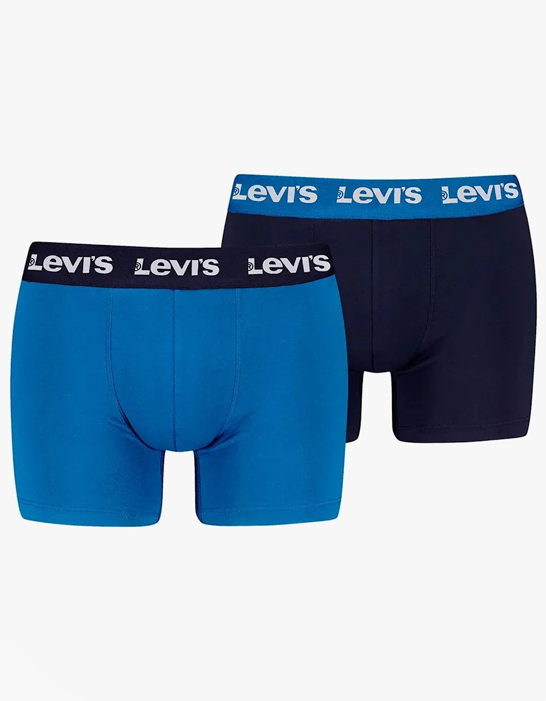 Levi's Men's Levi's REPEAT LOGO Mens 2 Pack Trunks Blue Combo