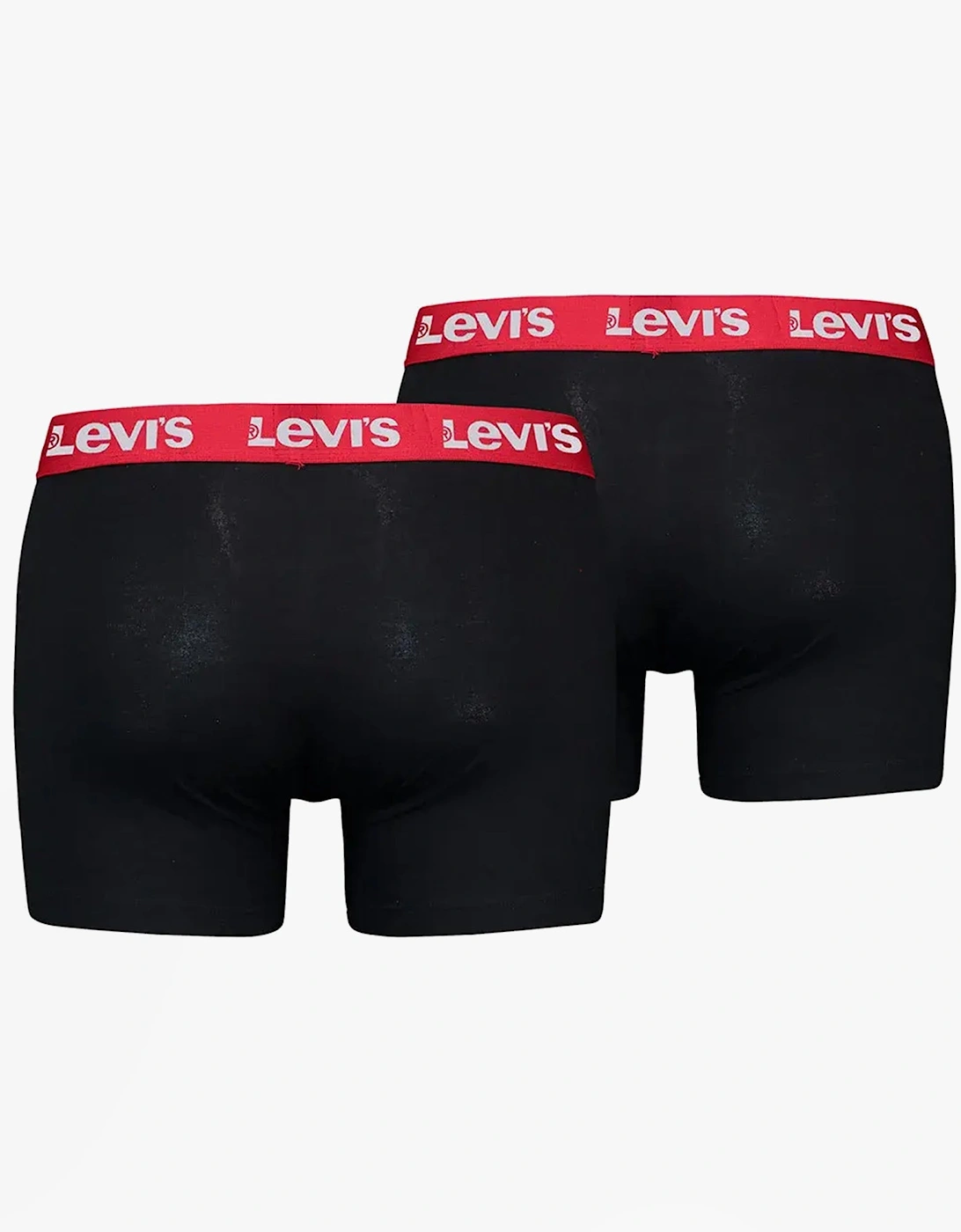 REPEAT LOGO Mens 3-Pack Trunks Black/Red