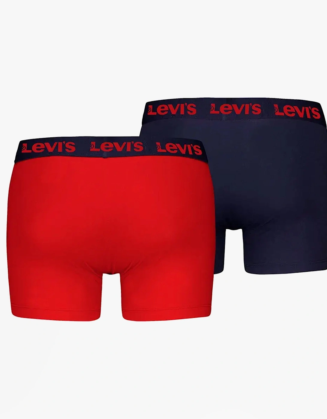 REPEAT LOGO Mens 3-Pack Trunks Red Combo