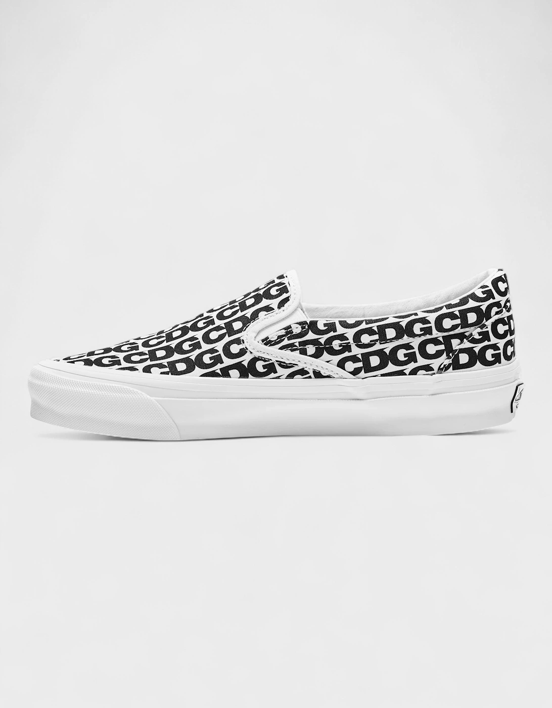 Vault Slip-On LX Comme des Garcons White Black