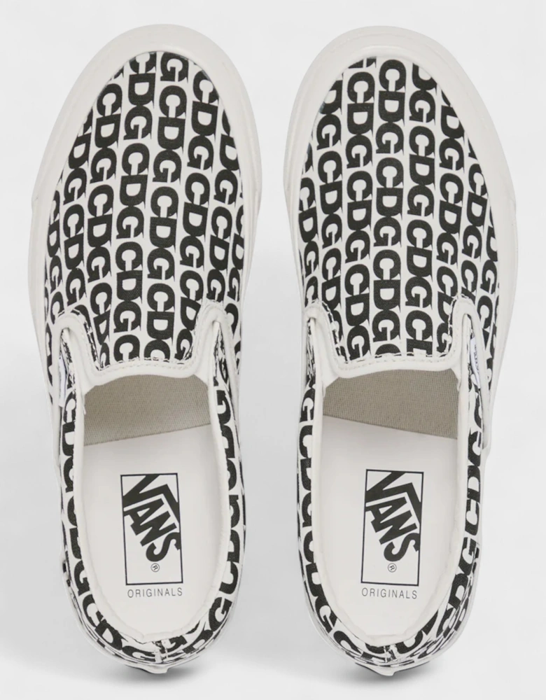 Vault Slip-On LX Comme des Garcons White Black