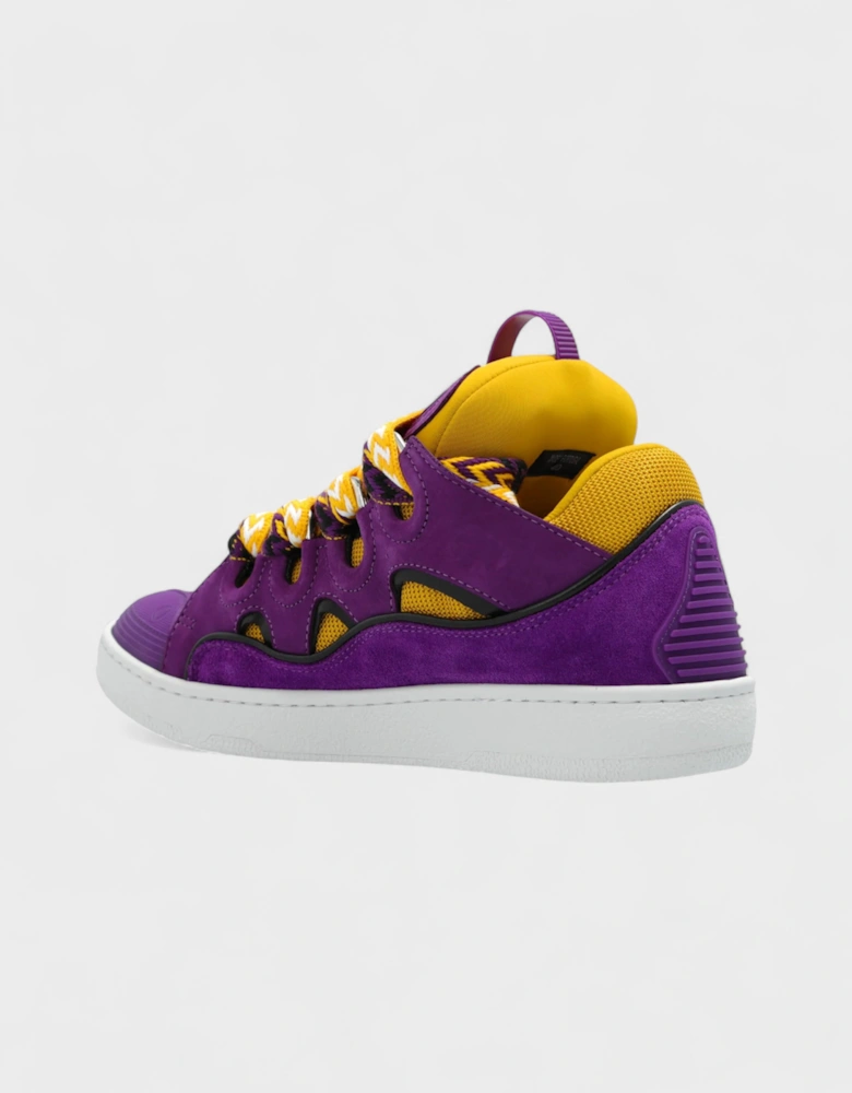 Curb Sneakers Purple Yellow