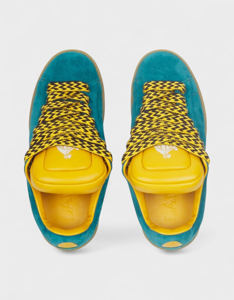 x Future Hyper Curb Suede Sneakers Blue