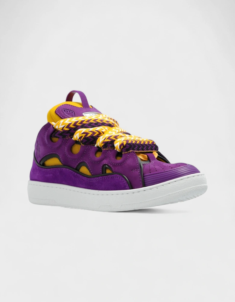 Curb Sneakers Purple Yellow