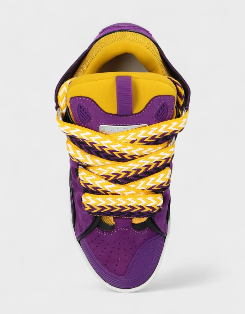 Curb Sneakers Purple Yellow