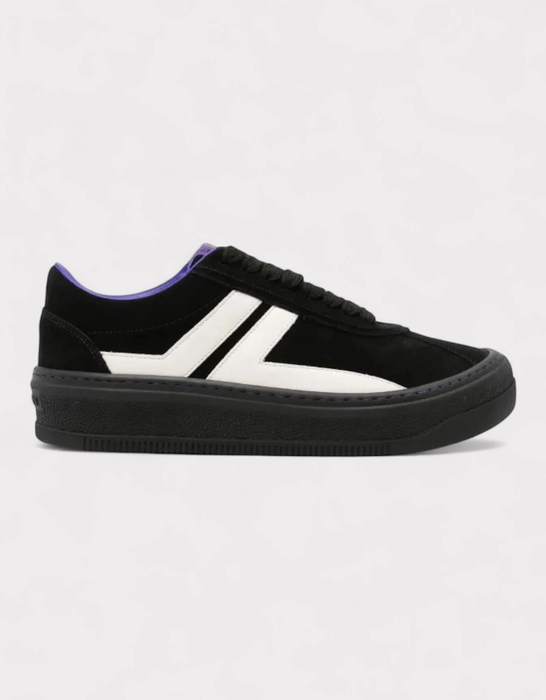 X Future For Men Black Leather Cash Sneakers, 6 of 5