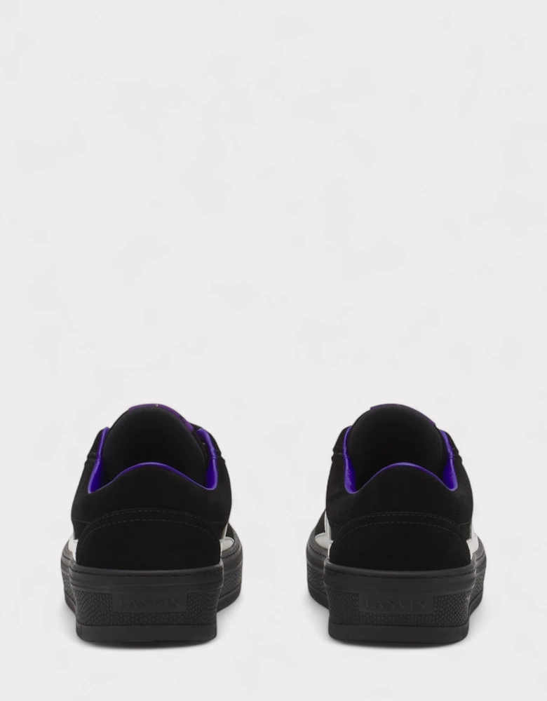 X Future For Men Black Leather Cash Sneakers