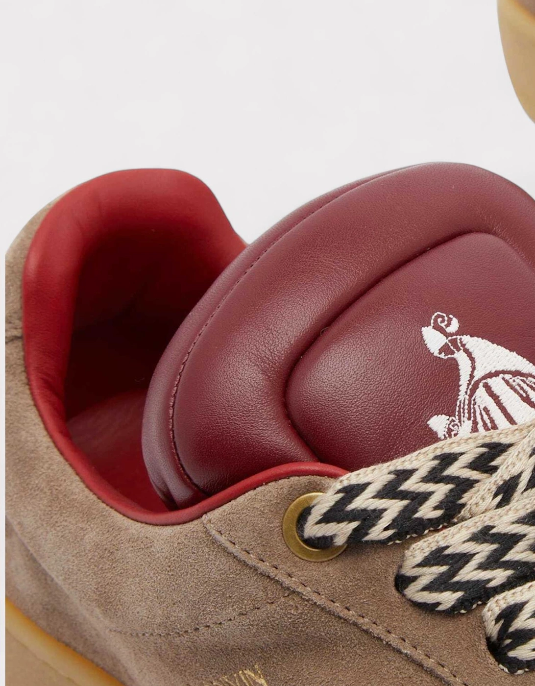 X Future Hyper Curb Sneakers Leather Suede Brown